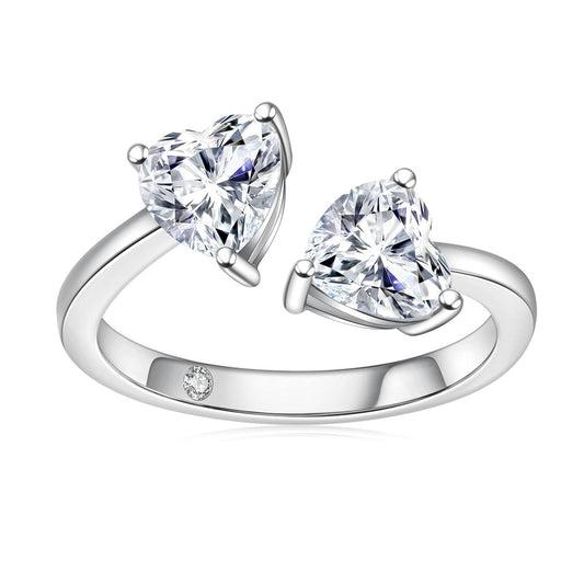 Anel Laço de Amor Moissanite - Loratta 