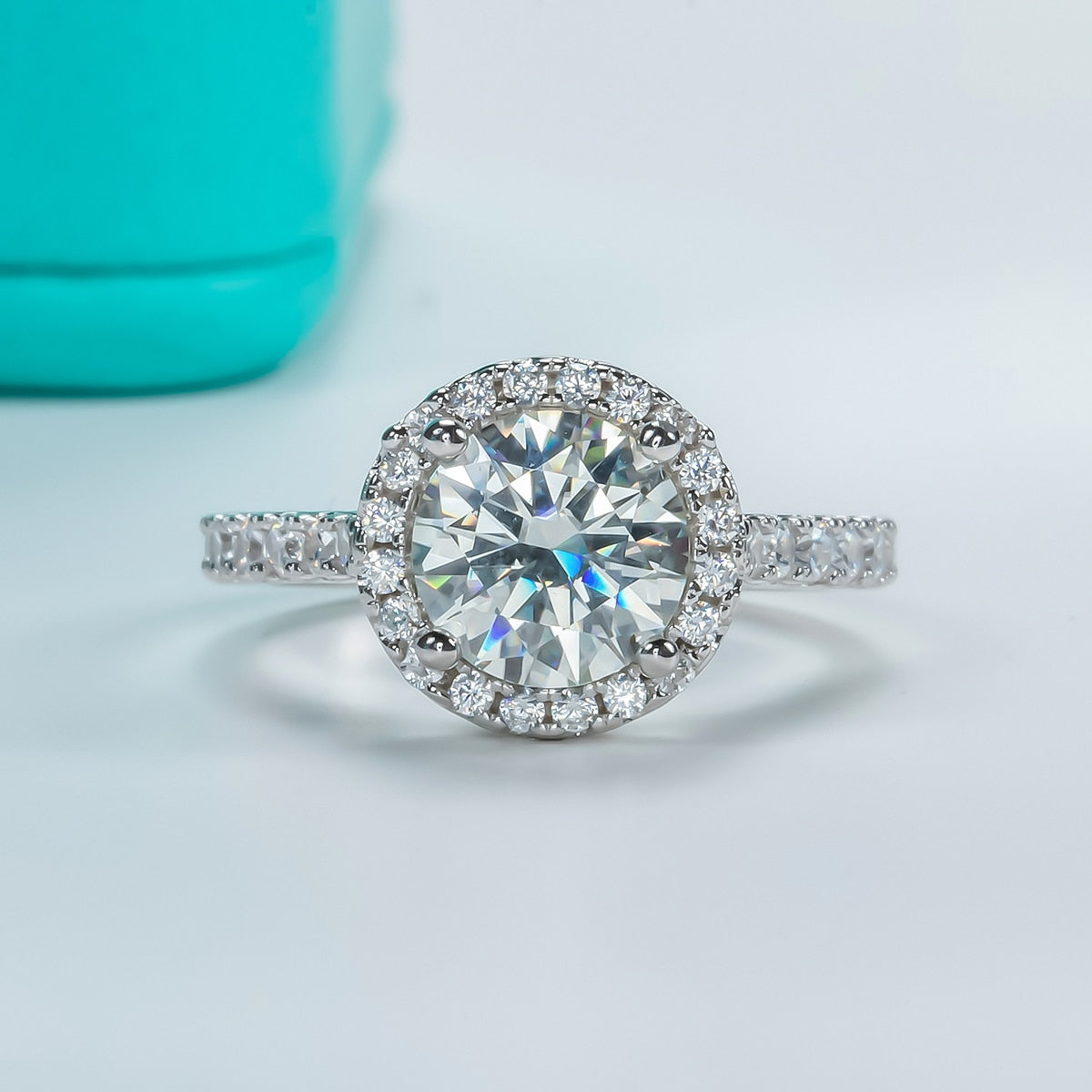 Anel Coroa Brilhante Moissanite Cravejado - Loratta 